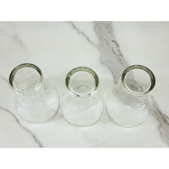 Coca Cola Coke Bell Shaped Clear Tall Glass 12oz 75th Anniversary 1977 x3 Vtg - Picture 12 of 13